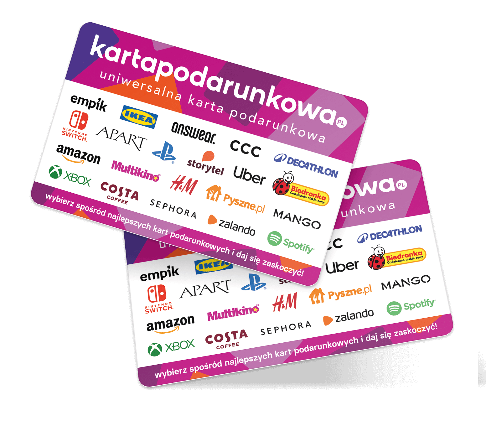 Uniwersalna karta podarunkowa