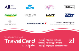 Inspire Travel karta podarunkowa 