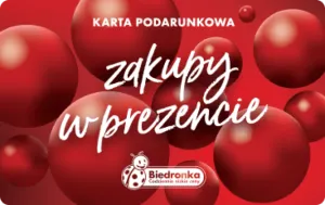 Biedronka karta podarunkowa