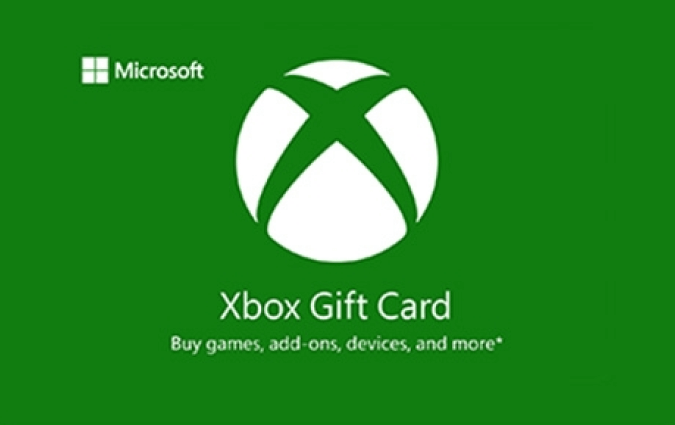 Microsoft Xbox karta podarunkowa