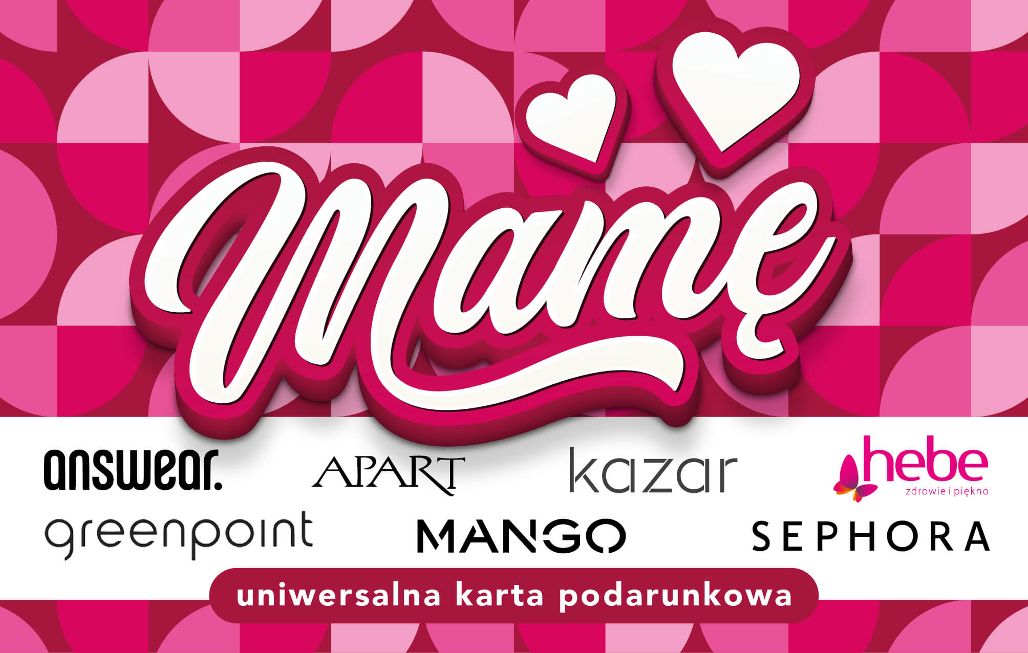Mamę uniwersalna karta podarunkowa