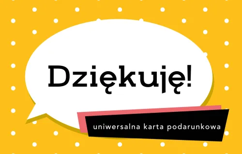 Dziękuję Uniwersalna Karta Podarunkowa