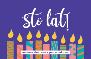 Karta podarunkowa urodzinowa