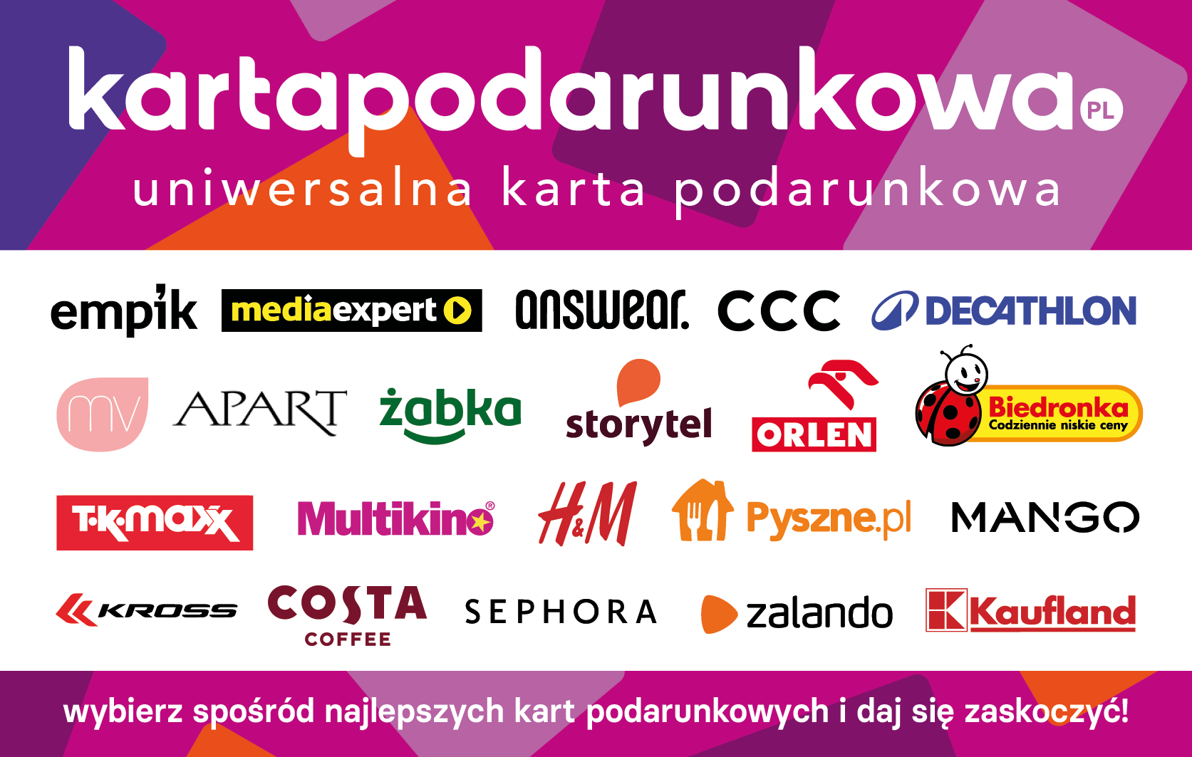Uniwersalna karta podarunkowa