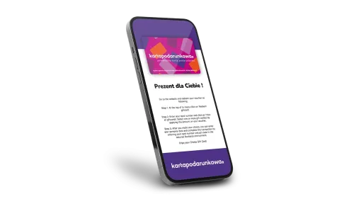 Karty podarunkowe na święta z personalizacją