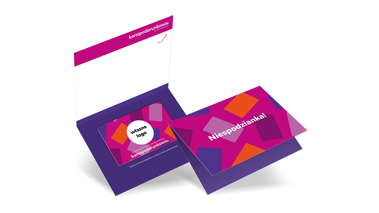 Osobista wiadomość dołączona do karty