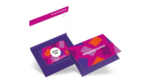 Osobista wiadomość dołączona do karty