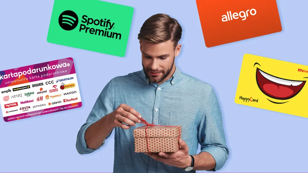 Najlepsze karty podarunkowe dla mężczyzn