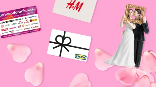 Najlepsze karty podarunkowe na ślub
